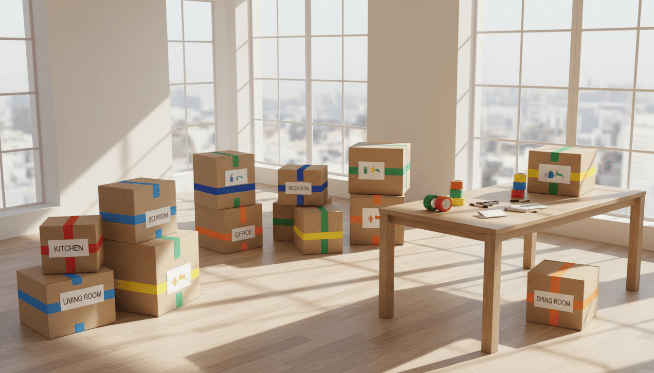 The Color-Coding System That Makes Unpacking Easy