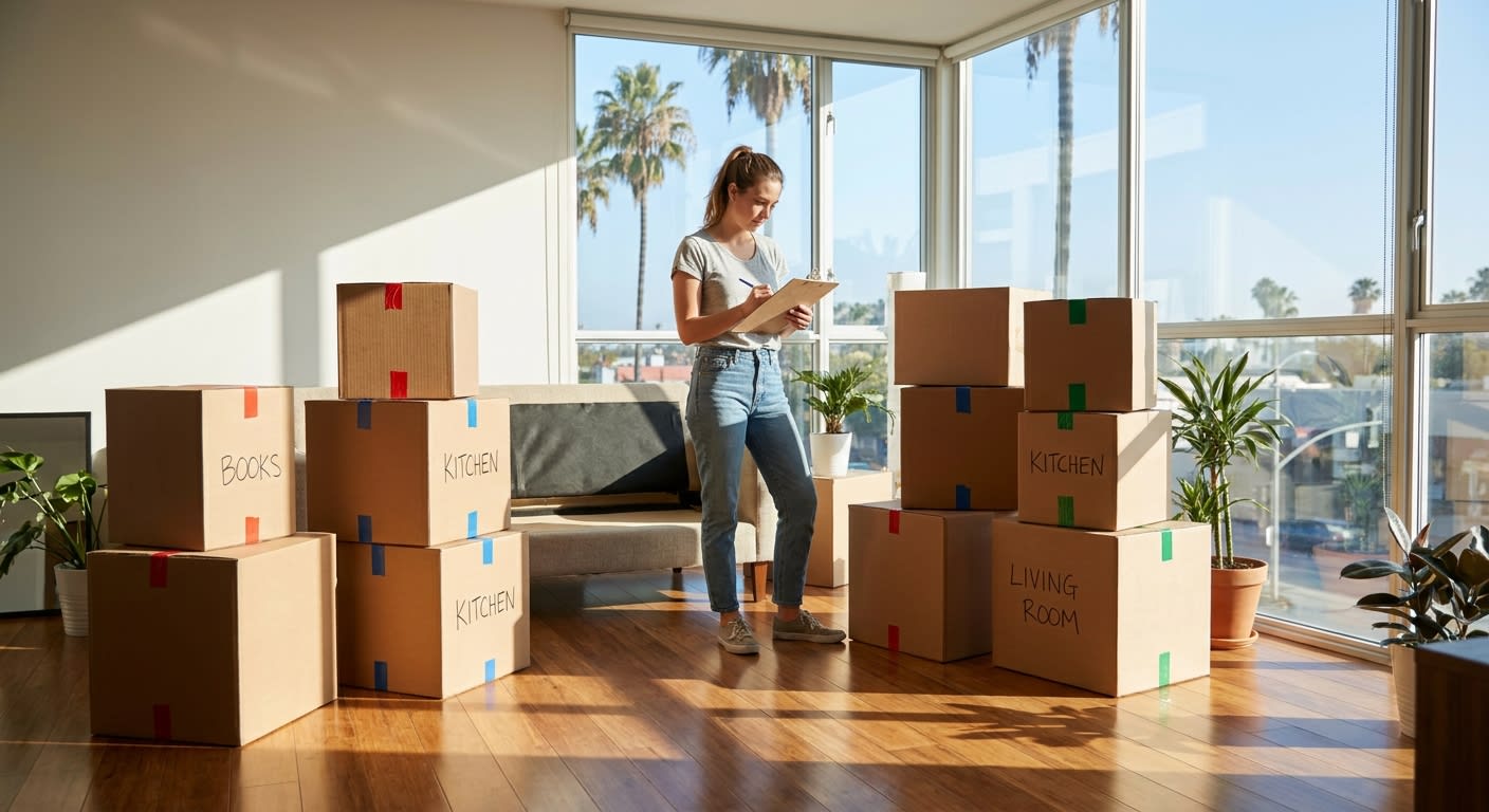 How to Pack and Label Moving Boxes for a Stress-Free LA Move